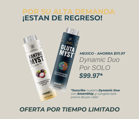 Dynamic Duo (1 GlutaMyst & 1 XanthoMyst Plus) - SAVE $111.97!